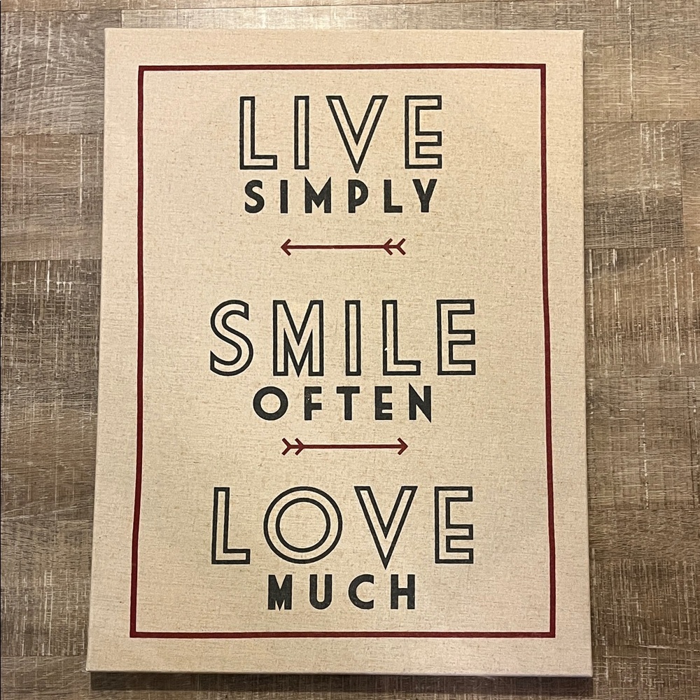 Target Inspirational Wall Art - Black and Red
